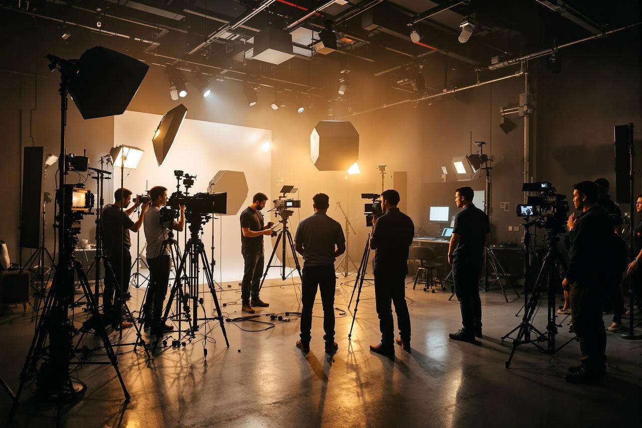 免费视频制作现场